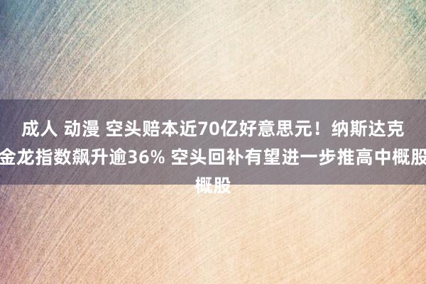 成人 动漫 空头赔本近70亿好意思元！纳斯达克金龙指数飙升逾36% 空头回补有望进一步推高中概股