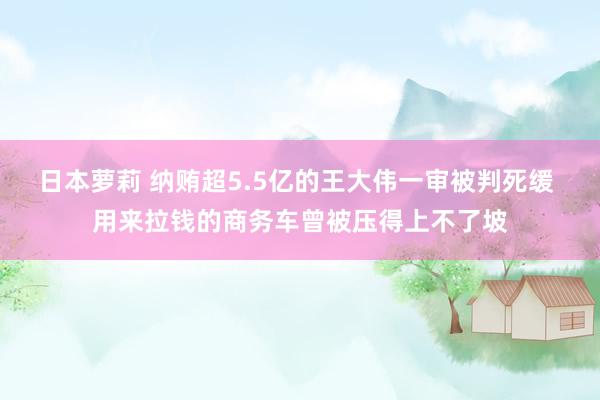 日本萝莉 纳贿超5.5亿的王大伟一审被判死缓 用来拉钱的商务车曾被压得上不了坡