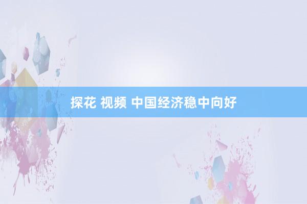 探花 视频 中国经济稳中向好