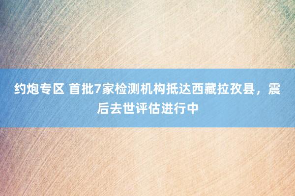 约炮专区 首批7家检测机构抵达西藏拉孜县，震后去世评估进行中