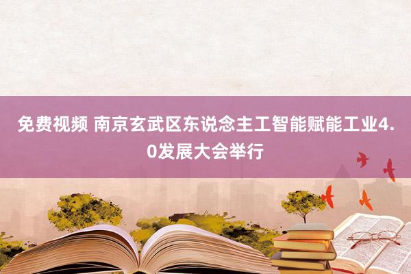 免费视频 南京玄武区东说念主工智能赋能工业4.0发展大会举行